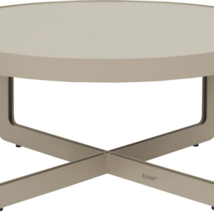 Sofabord Zuiver Centre ovalt loungebord stenlysgrå 102Ã68 cm stål/MDF